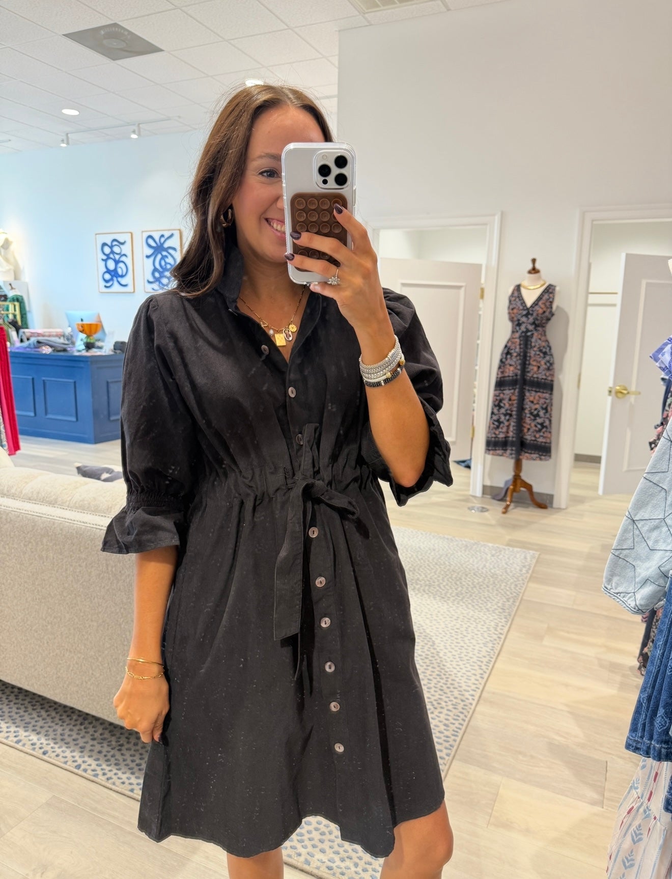 Holly Shae Black Cord Stella Dress – The Farmer's Daughter