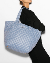 Load image into Gallery viewer, MZ Wallace Stone Blue Medium Metro Tote Deluxe