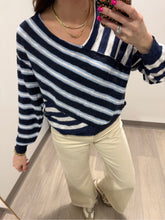 Load image into Gallery viewer, StitchDrop Striped Jetty Sweater
