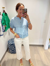 Load image into Gallery viewer, Tru Luxe Standing Collar Button Front

