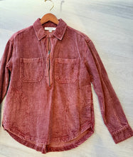 Load image into Gallery viewer, Tru Luxe Corduroy Zip Front Popover
