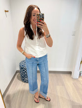 Load image into Gallery viewer, Six Fifty Monroe Poplin Top
