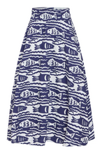 Load image into Gallery viewer, Livro Fish Print Pavilion Skirt
