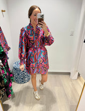 Load image into Gallery viewer, Mary George Geometric Harper Dress
