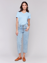 Load image into Gallery viewer, Charlie B Button Fly Straight Leg
