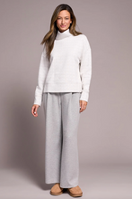 Load image into Gallery viewer, Tribal Frost Grey Funnel Neck Top
