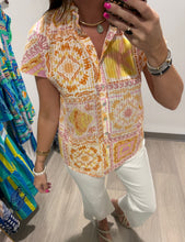 Load image into Gallery viewer, Alivia Tahiti Tile Milly Shirt
