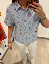 Load image into Gallery viewer, Tribal Cactus Button Front Blouse
