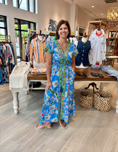 Load image into Gallery viewer, Isla Payal Forest Blue Isla Maxi
