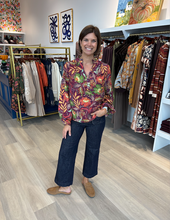 Load image into Gallery viewer, Fall Floral Blouse
