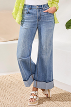 Load image into Gallery viewer, Tribal Brooke Cuffed Palazzo Jean
