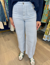 Load image into Gallery viewer, Charlie B Striped Patch Pocket Flare Pant
