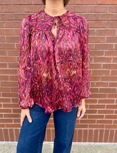 Load image into Gallery viewer, Dear John Pomegranate Flame Alessia Top

