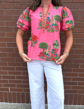Load image into Gallery viewer, Maude Pink Isles Raya Top
