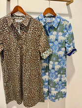 Load image into Gallery viewer, Dizzy Lizzie Light Blue Cheetah Chatham
