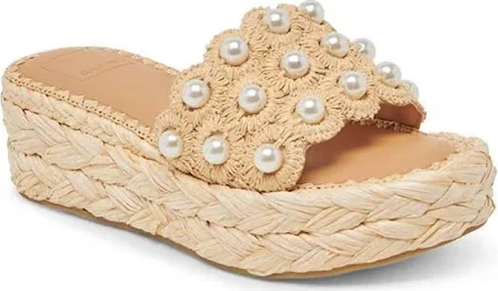 Dolce Vita Caper Pearl Slide
