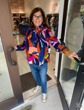 Load image into Gallery viewer, APNY Bloom Ruffle Half Placket Blouse
