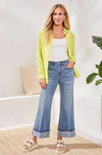 Load image into Gallery viewer, Tribal Brooke Cuffed Palazzo Jean
