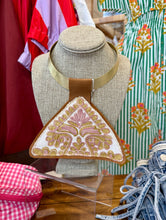 Load image into Gallery viewer, Orijinal Bright Kilim Pendant on Brass
