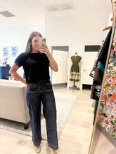 Load image into Gallery viewer, Charlie B Cropped Stretch Denim with Horsebit
