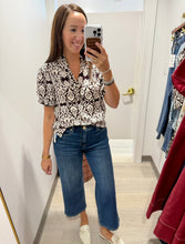 Load image into Gallery viewer, La Mer Luxe Chocolate Croatia Lizzy Top
