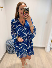 Load image into Gallery viewer, Holly Shae Blue Wave Bliss Cece Caftan
