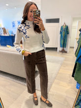 Load image into Gallery viewer, Tru Luxe Velveteen Wide Leg Crop
