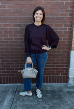Load image into Gallery viewer, Pleat Sleeve Sweater
