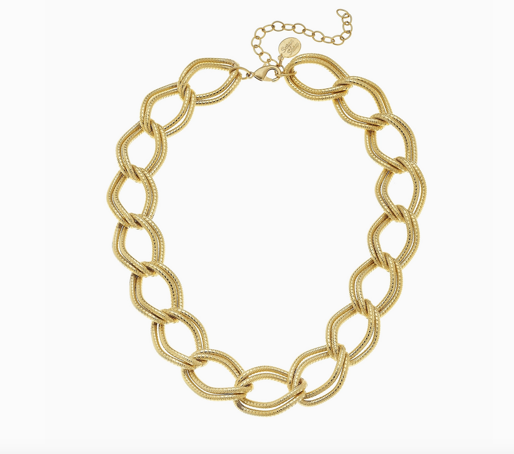 Susan Shaw Large Chain Choker Necklace
