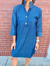 Load image into Gallery viewer, Holly Shae Stretch Denim Arden Dress
