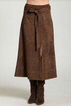 Load image into Gallery viewer, APNY Vegan Suede Skirt
