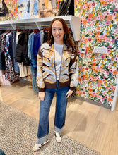 Load image into Gallery viewer, Rain and Rose Brown Cardigan
