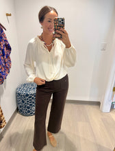 Load image into Gallery viewer, Tribal Front Knot Raglan Sleeve Blouse
