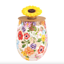 Load image into Gallery viewer, Flower Stemless Wine Glass Set
