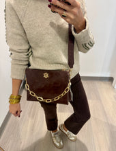 Load image into Gallery viewer, Ariana Chocolate Crossbody
