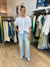 Load image into Gallery viewer, Tribal Audrey Flowy Wide Leg Denim
