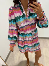 Load image into Gallery viewer, Mary George Abstract Harper Dress
