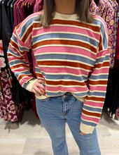 Load image into Gallery viewer, Coastal Stripe Sweater
