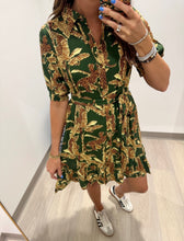 Load image into Gallery viewer, La Mer Luxe Cheetah Palm Camille Dress
