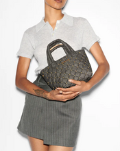 Load image into Gallery viewer, MZ Wallace Micro Metro Tote Deluxe - Charcoal Denim
