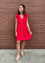 Load image into Gallery viewer, Ruffled Detailed Mini Dress
