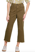 Load image into Gallery viewer, Tru Luxe Pleated Pocket Wide Leg Crop

