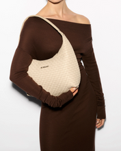 Load image into Gallery viewer, MZ Wallace Buff Med Woven Shoulder Bag
