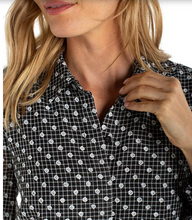 Load image into Gallery viewer, Liverpool Plaid Collared Woven Blouse
