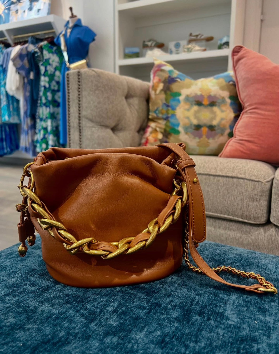 Tyler Gold Chain Bag