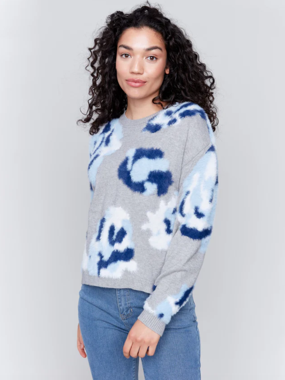 Charlie B Floral Sweater