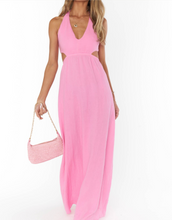 Load image into Gallery viewer, Show Me Your Mumu Marisole Maxi Dress Bubblegum Gauze
