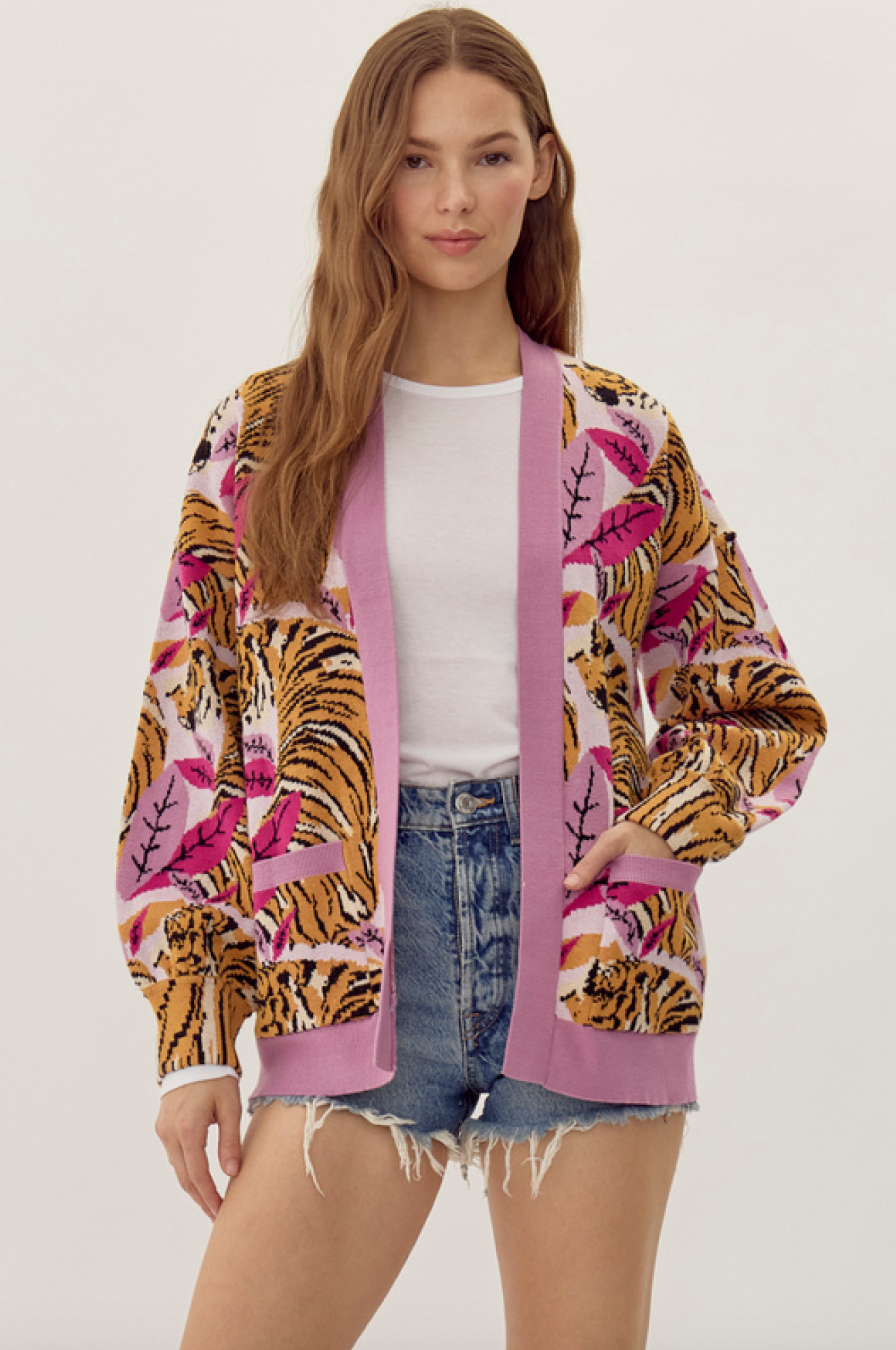 Fun Tiger Cardigan