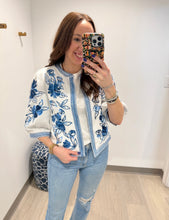 Load image into Gallery viewer, John Mark Floral Embroidered Jacket
