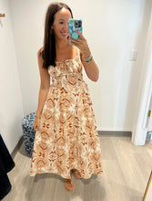 Load image into Gallery viewer, Moon River Corset Multi Midi Dress
